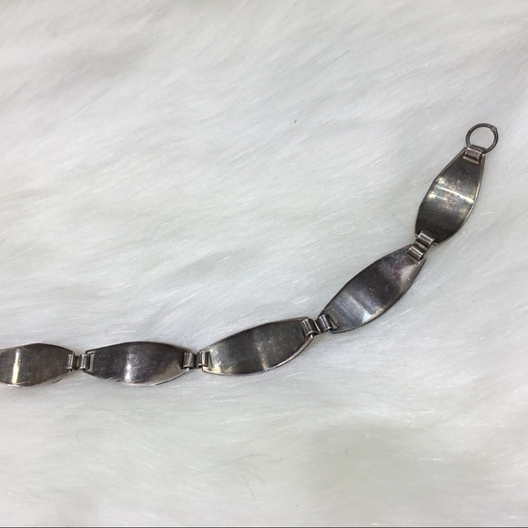 Egyptian Hieroglyphics Silver & Gold Bracelet - Picture 8 of 8